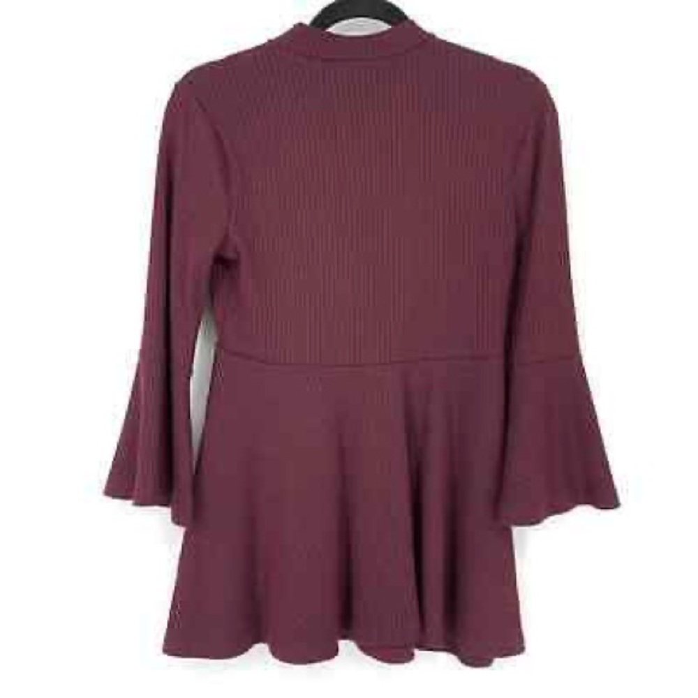 Motherhood Maternity Plum Peplum Top